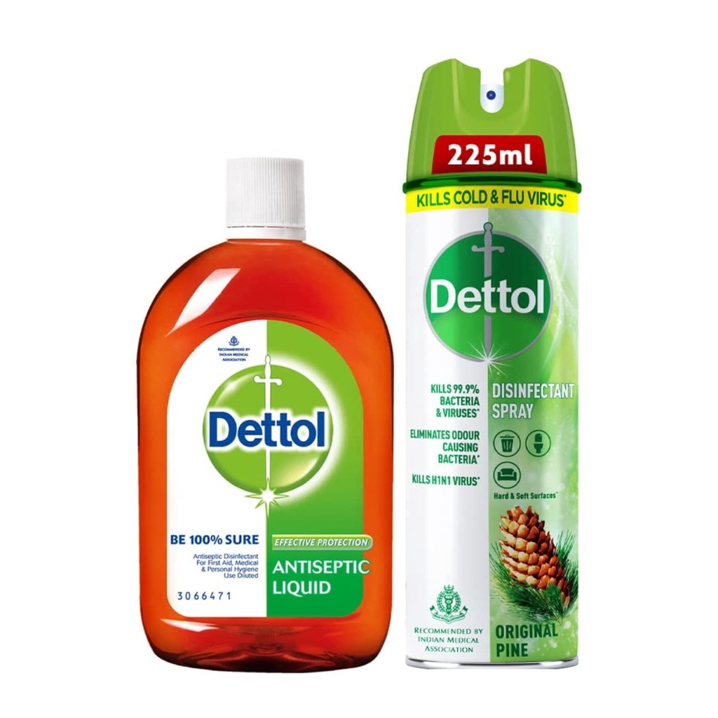Dettol Antiseptic Disinfectant liquid for First aid, 250ml and Dettol