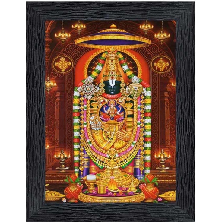 Poster N Frames Tirupati Balaji Lord Venkateswara Religious Frame