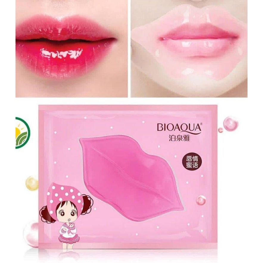 Bioaqua Lip Film Moisturizing Lip care mask for cracks and shine (2PC