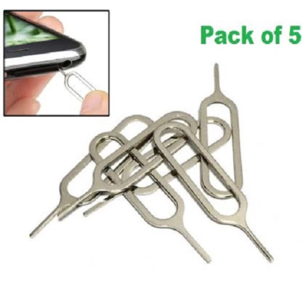 Easy Sim Ejector Pin Tool Pack of 5 Pcs for All Smartphone Shopee India