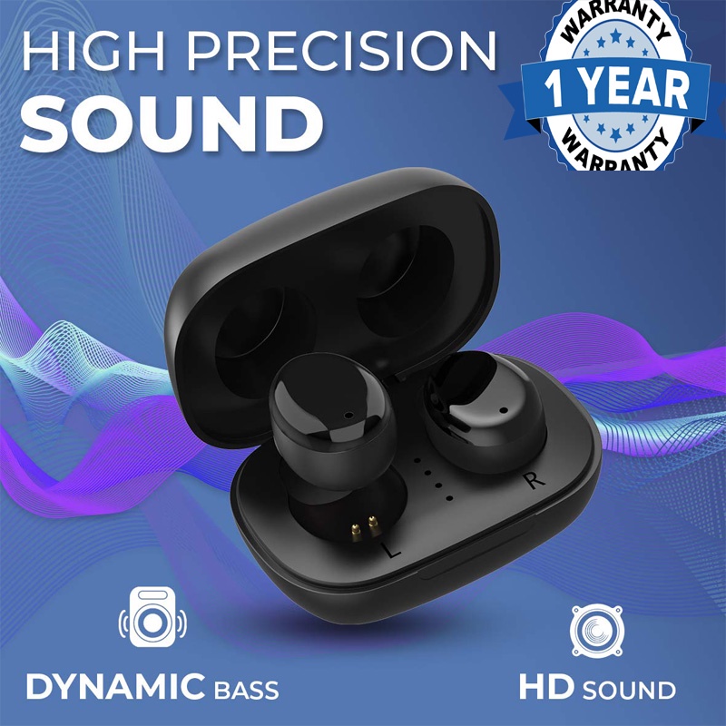 TECHFIRE Moonwalk TWS Mini in Ear True Wireless Bluetooth Earbuds