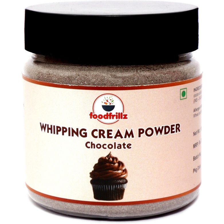 foodfrillz Whipping Cream Powder Chocolate Topping Powder (100 g