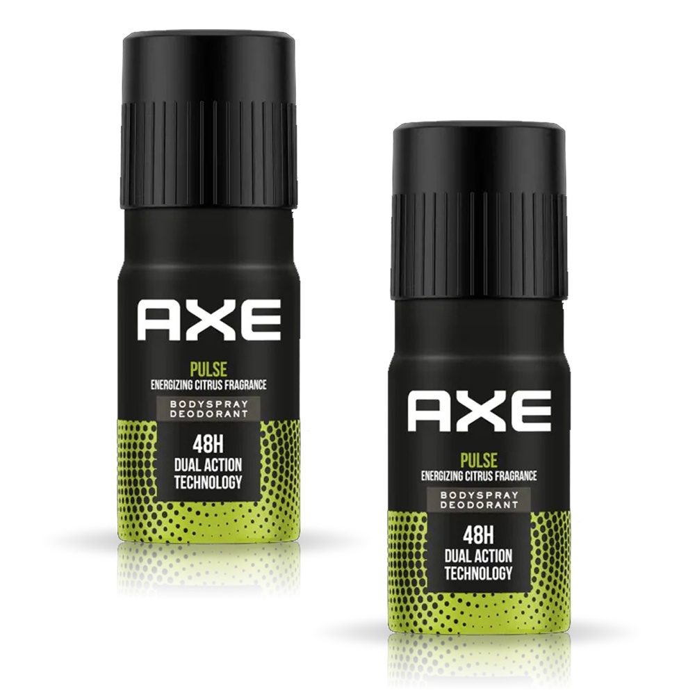 Axe Pulse Long Lasting Deodorant Bodyspray For Men 150 ml, pack of 02 | Shopee India
