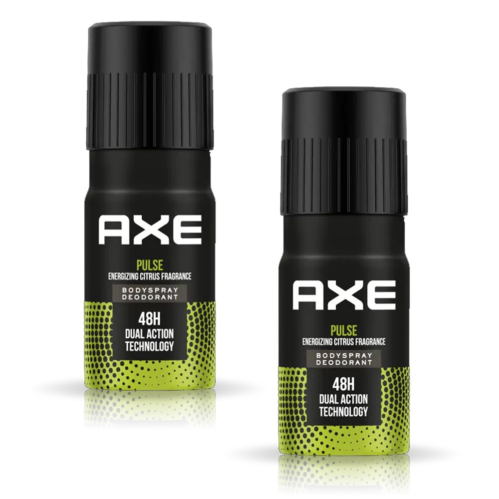 Axe Pulse Long Lasting Deodorant Bodyspray For Men 150 ml, pack of 02 |  Shopee India