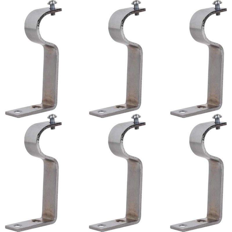 ROUND METAL Pipe Clamp (10 cm) set of 6 | Shopee India