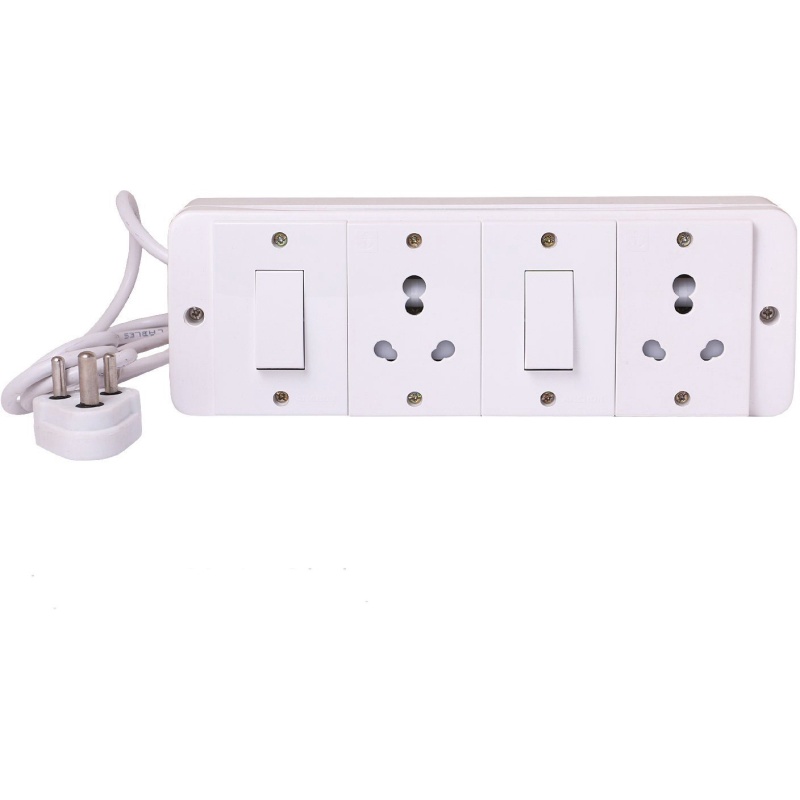INDRICO Switch Board power strip extension multi outlet board Fitted