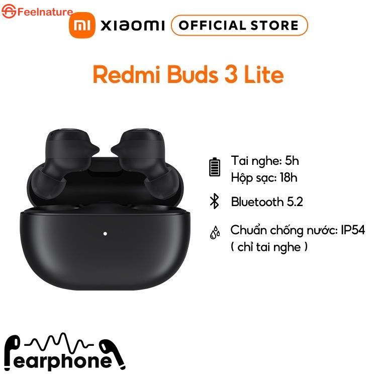 Xiaomi Redmi Buds 3 Phiên bản thanh niên Tai nghe không dây thực sự 2 tai nghe Bluetooth cảm thấy