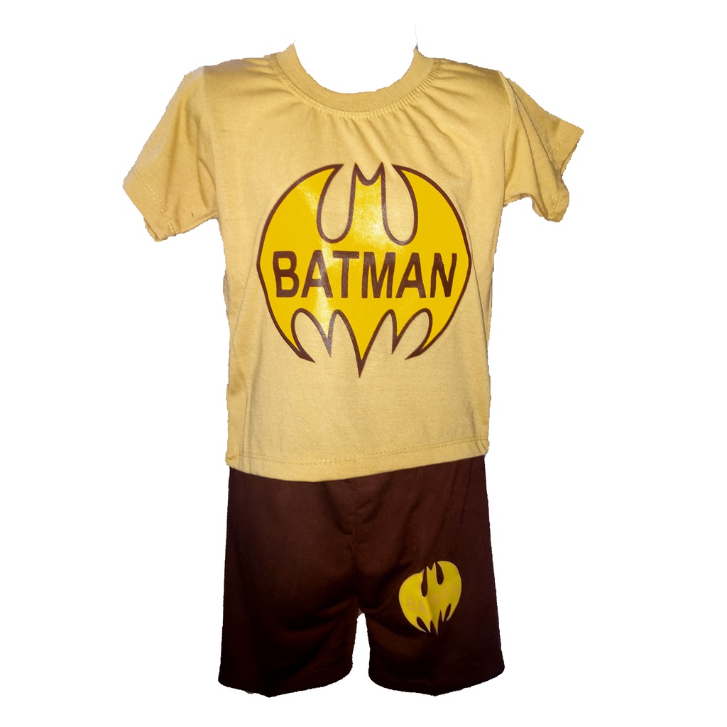 Warner Bros Boys Little Batman 3 Piece Short Set 