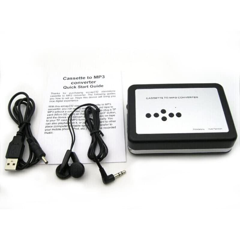 EZCAP 231 Cassette Tape to MP3 Converter USB Cassette Capture Walkman Player Record Convert Tape