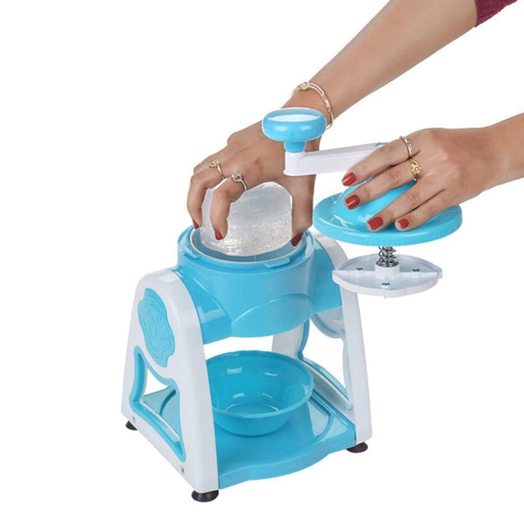 Gola Maker Machine, Ice Gola Maker, Manual Ice Crusher Blue Shopee India